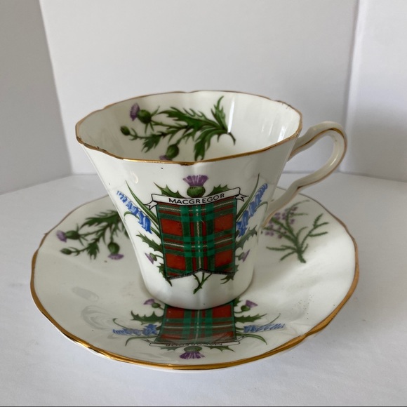 Aderly Other - Vintage Aderly McGregor Tartan Pattern Teacup with Saucer